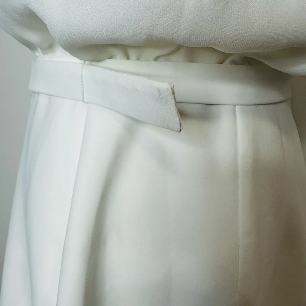 Amanda Uprichard Sullivan Feather-Trimmed Belted Minidress - Picture 12 of 14